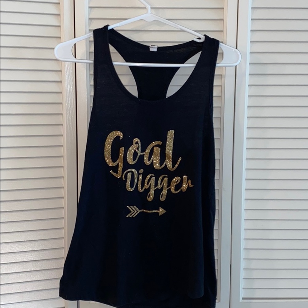Cute goal digger tank top